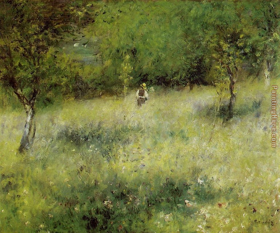 Spring at Catou painting - Pierre Auguste Renoir Spring at Catou art painting